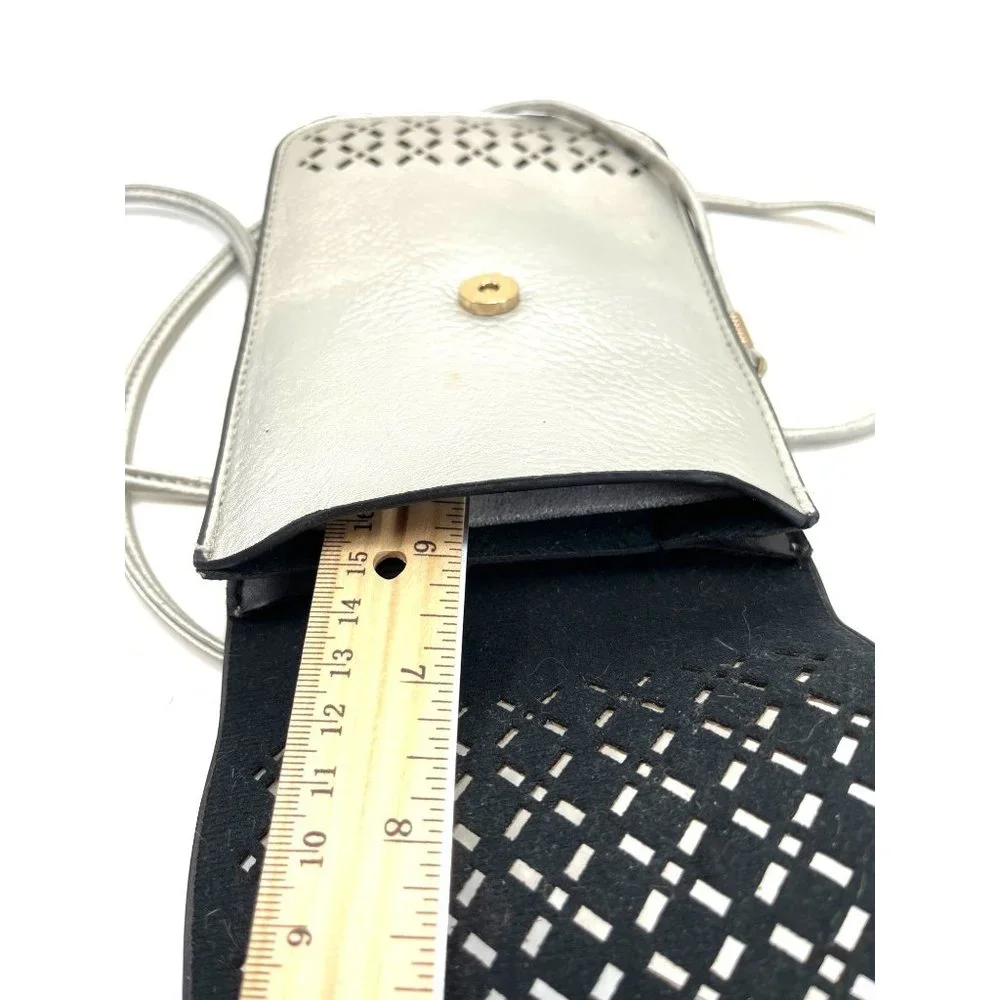 N/A silver crossbody